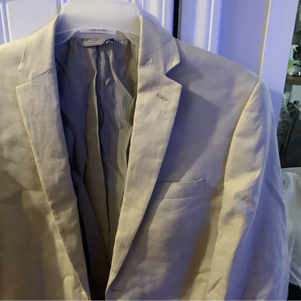 Beige Blazer Jacket - image 2